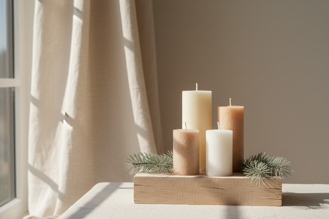 Minimalist candles